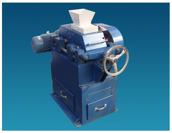 Laboratory double roll crusher